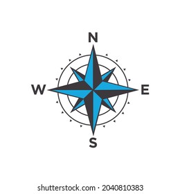 Compass Icon design vector for web and print use 