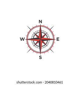 Compass Icon design vector for web and print use 