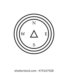 Compass icon design for websites and apps