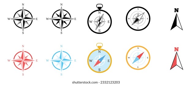 compass icon direction maps navigation