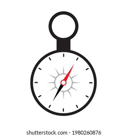 compass icon for directions vector illustration