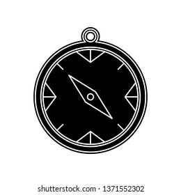 compass icon. Element of Camping for mobile concept and web apps icon. Glyph, flat icon for website design and development, app development