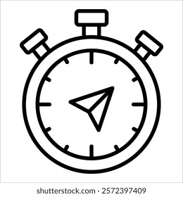 Compass Icon Element For Design