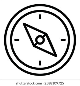 Compass Icon Element For Design