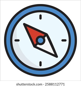 Compass Icon Element For Design