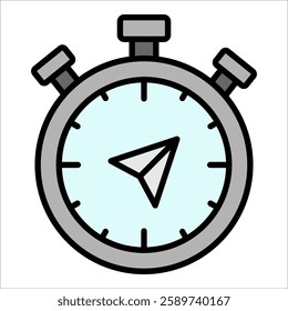 Compass Icon Element For Design