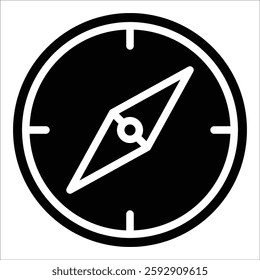 Compass Icon Element For Design