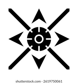 Compass Icon Element For Design