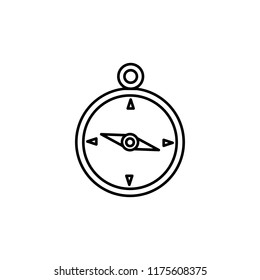 Compass icon. Element of global logistics icon for mobile concept and web apps. Thin line Compass icon can be used for web and mobile