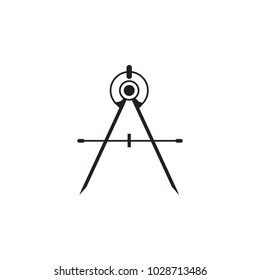 compass icon. Element of Measuring items for mobile concept and web apps. Icon for website design and development, app development. Premium icon on white background