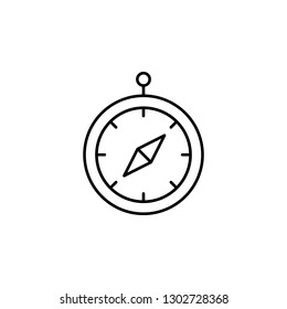 compass icon. Element of travel illustration. Signs and symbols can be used for web, logo, mobile app, UI, UX