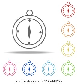 compass icon. Elements of Camping in multi colored icons. Simple icon for websites, web design, mobile app, info graphics