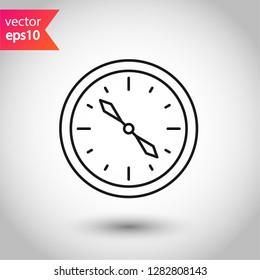 Compass icon. EPS 10 flat vector sign symbol