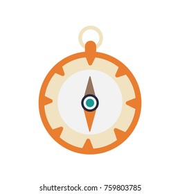 compass icon flat color
