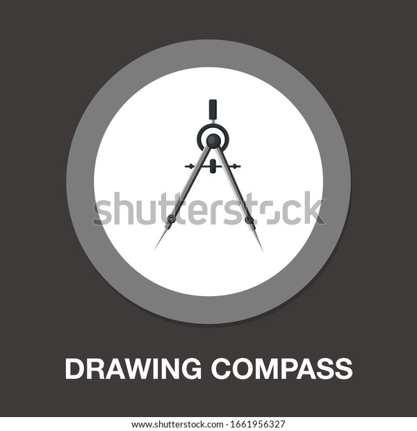 compass icon. flat illustration of compass -\
vector icon. compass sign\
symbol