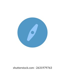 compass icon, flat style pictogram icon for ui or ux mobile app, vector illustration logo symbol design, isolated on white