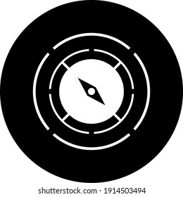 Compass icon. GPS Icon. Magnetic compass, indicator icon, east, west , north, south indicator. Location pin with vector illustration and flat style.