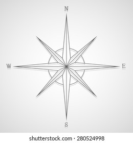 compass icon great for any use. Vector EPS10.