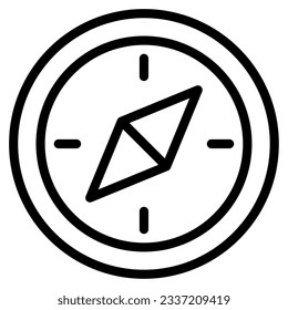 Ilustración de iconos de brújula se puede usar para uiux, etc