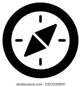 Ilustración de iconos de brújula se puede usar para uiux, etc