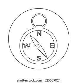 compass icon illustration design