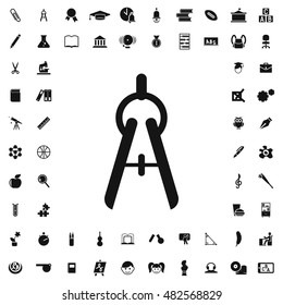 Compass icon illustration isolated vector sign symbol