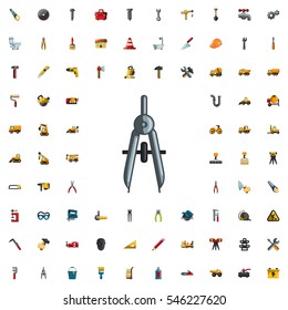 compass icon illustration isolated vector sign symbol