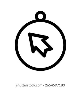 Icono de brújula ilustración Vector diseño Plantilla