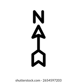 Compass icon illustration vector design template