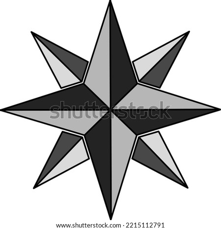 Compass icon illustration vector eps
