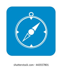 Compass icon isolated 