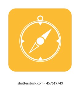 Compass icon isolated 

