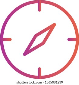 compass icon isolated on abstract background
