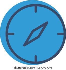 compass icon isolated on abstract background
