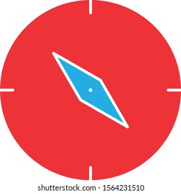 Compass icon isolated on background
 