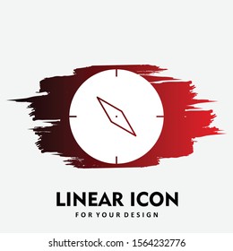 Compass icon isolated on background
 