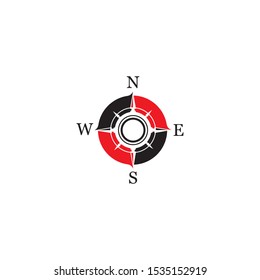 compass icon isolated on background.modern flat compass pictogram,business,marketing,internet concept.trendy simple vector symbol for websitedesign or button to mobile app.logo illustration.