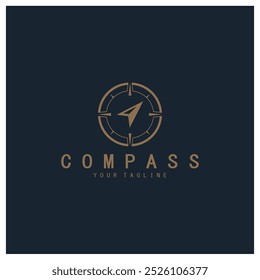 compass icon isolated on background.modern flat compass pictogram,business,marketing,internet concept.trendy simple vector symbol for websitedesign or button to mobile app.logo illustration.