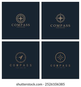 ícone de bússola isolado no fundo.pictograma bússola plana moderno,negócios,marketing,internet concept.trendy símbolo vetor simples para websitedesign ou botão para móvel app.logo ilustração.