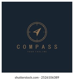 ícone de bússola isolado no fundo.pictograma bússola plana moderno,negócios,marketing,internet concept.trendy símbolo vetor simples para websitedesign ou botão para móvel app.logo ilustração.