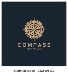 ícone de bússola isolado no fundo.pictograma bússola plana moderno,negócios,marketing,internet concept.trendy símbolo vetor simples para websitedesign ou botão para móvel app.logo ilustração.