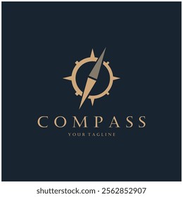 compass icon isolated on background.modern flat compass pictogram,business,marketing,internet concept.trendy simple vector symbol for websitedesign or button to mobile app.logo illustration.