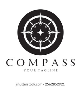 compass icon isolated on background.modern flat compass pictogram,business,marketing,internet concept.trendy simple vector symbol for websitedesign or button to mobile app.logo illustration.