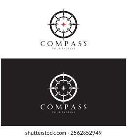 compass icon isolated on background.modern flat compass pictogram,business,marketing,internet concept.trendy simple vector symbol for websitedesign or button to mobile app.logo illustration.