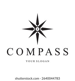 compass icon isolated on background.modern flat compass pictogram,business,marketing,internet concept.trendy simple vector symbol for websitedesign or button to mobile app.logo illustration.