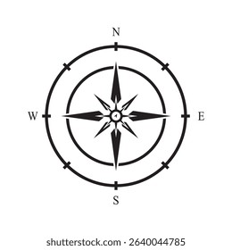 compass icon isolated on background.modern flat compass pictogram,business,marketing,internet concept.trendy simple vector symbol for websitedesign or button to mobile app.logo illustration.