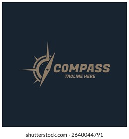compass icon isolated on background.modern flat compass pictogram,business,marketing,internet concept.trendy simple vector symbol for websitedesign or button to mobile app.logo illustration.