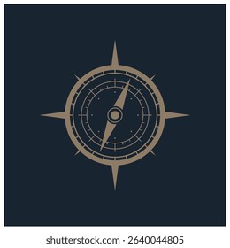 compass icon isolated on background.modern flat compass pictogram,business,marketing,internet concept.trendy simple vector symbol for websitedesign or button to mobile app.logo illustration.