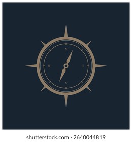 compass icon isolated on background.modern flat compass pictogram,business,marketing,internet concept.trendy simple vector symbol for websitedesign or button to mobile app.logo illustration.