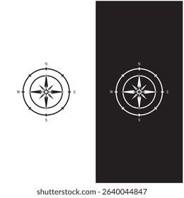 compass icon isolated on background.modern flat compass pictogram,business,marketing,internet concept.trendy simple vector symbol for websitedesign or button to mobile app.logo illustration.